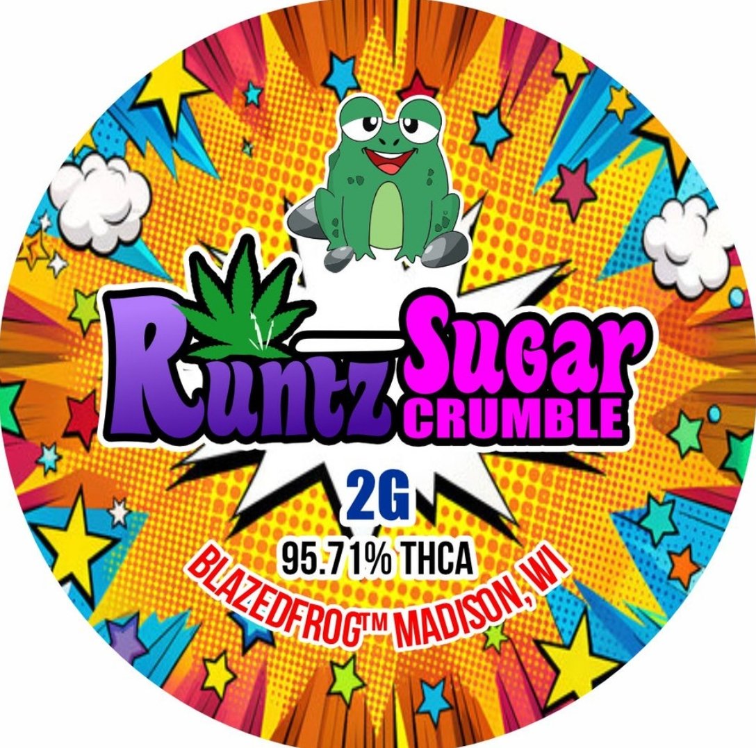 Blazed_Frog™_THC-A_Sugar_Crumble_Runtz-2g_Thumb