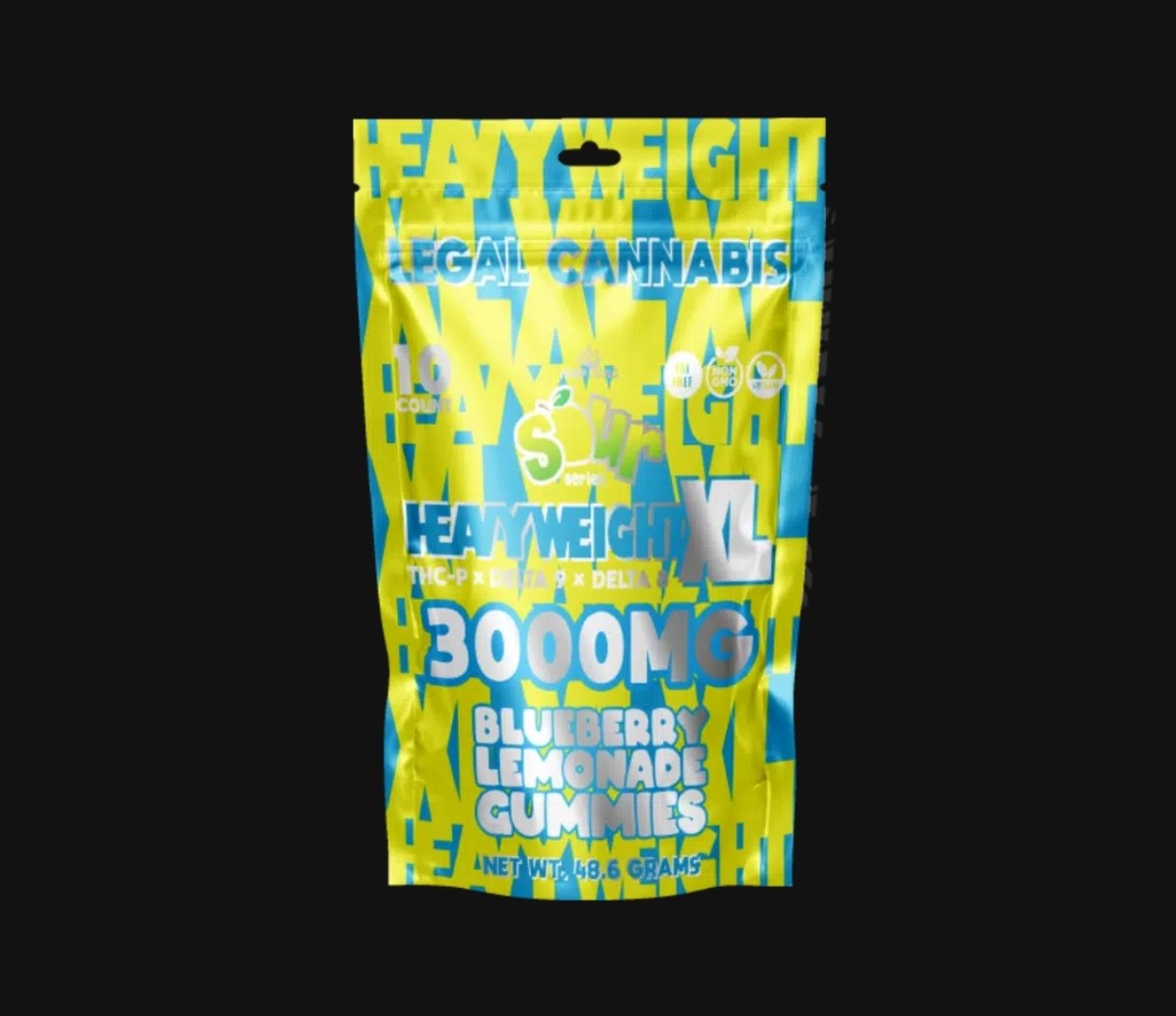 Heavyweight_XL_THC_Gummies-3000mg_Sour_Blueberry_Lemonade_Th